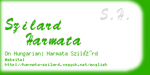 szilard harmata business card